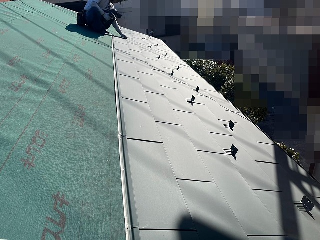 甲府市　屋根葺き替え工事